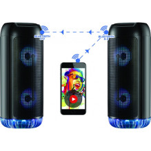 Bluetooth portable speaker Rebeltec Partybox 400 (USB, microSD, AUX, HF, RGB light)