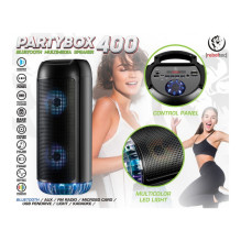 Bluetooth portable speaker Rebeltec Partybox 400 (USB, microSD, AUX, HF, RGB light)