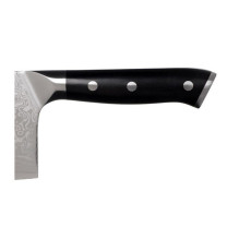 Cleaver Kohersen Elegance Ebony Wood Damascus steel cleaver 16.5 cm