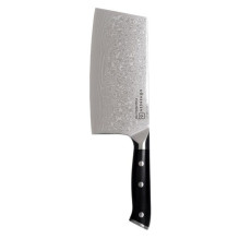 Cleaver Kohersen Elegance Ebony Wood Damascus steel cleaver 16.5 cm