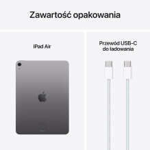 Apple iPad Air Apple M 128 GB 27.9 cm (11&quot;) 8 GB Wi-Fi 6E (802.11ax) iPadOS 17 Grey