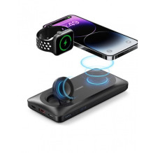 Išorinė baterija Veger &quot;W1156&quot; juodas 10000mAh (Wireless Charge 15W / PD 22.5W / QC3.0)