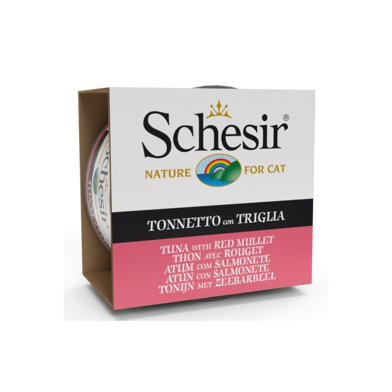 SCHESIR in jelly Tuna with red mullet - wet cat food - 85 g SCHESIR in jelly Tuna with red mullet - wet cat food - 85 g